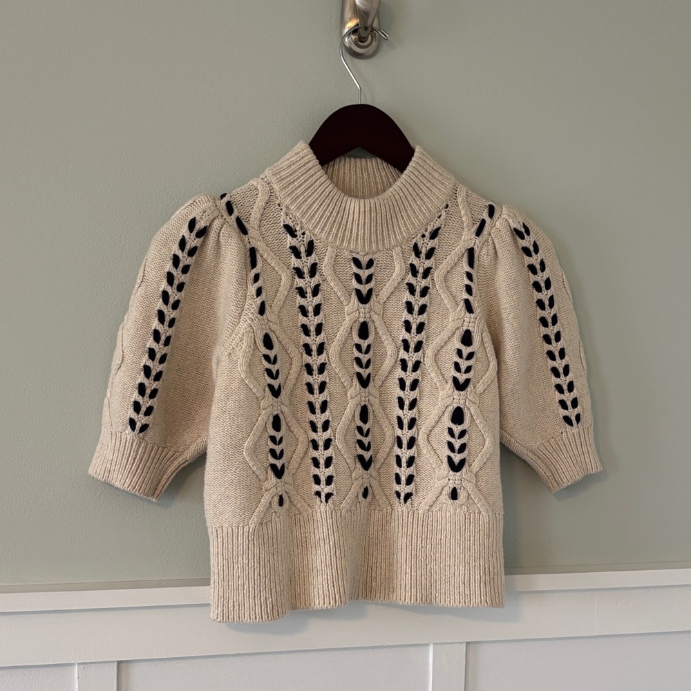 Rails Knit Sweater with Black Accents